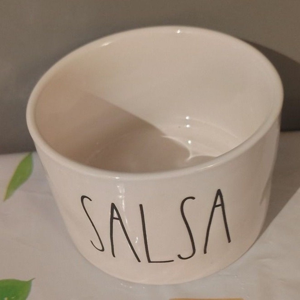 Rae Dunn Salsa Bowl Artisan Collection by Magenta Ivory Ceramic Dish